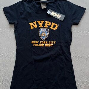 NWT- NYPD Woman’s Black T-Shirt (Runs Small)